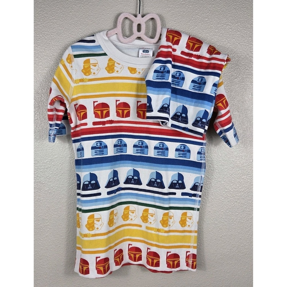 Hanna Andersson Star Wars Pajama Set Organic‎ Cotton Darth Vader R2D2 Size 10